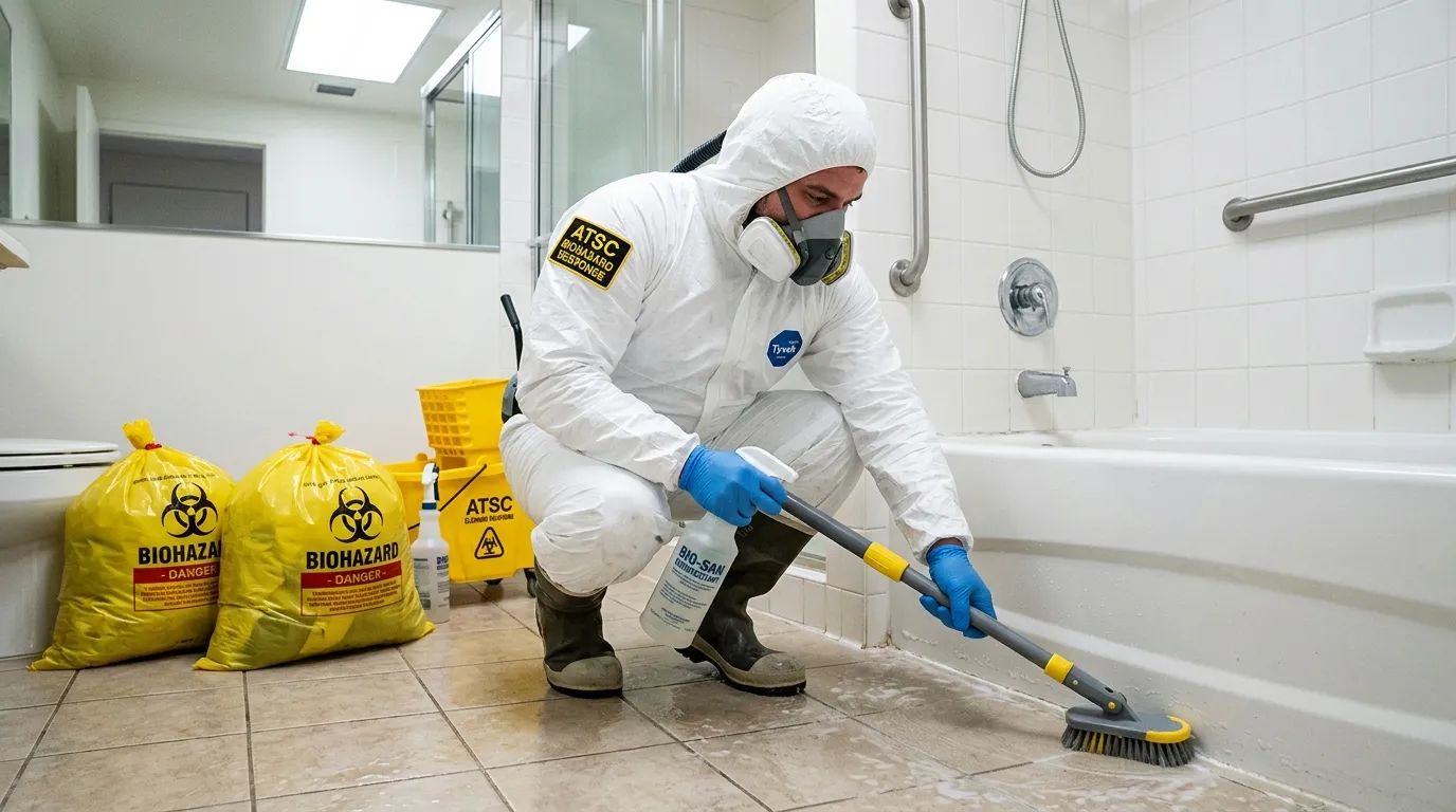 Decontamination equipment deployed for Blood Cleanup in Okmulgee